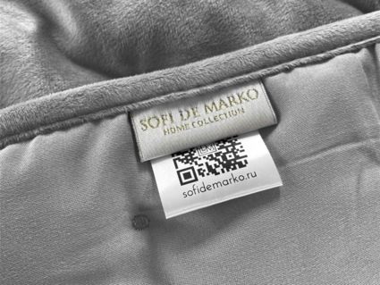 Покрывало Софи де Марко Иоланта (серое) 160х220