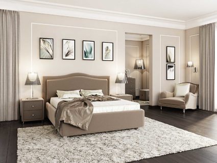 Кровать Nuvola Vicensa Style Bravo cream 140х200