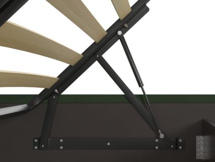 Кровать Lonax Милана велюр Dolly-1 (с подъемным механизмом) 160х200