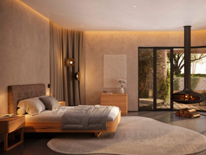 Кровать Rivi Charm Бук натуральный/шенилл Friends 12 120х200