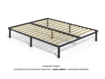 Кровать Lonax Венеция велюр Dolly-17 (с основанием) 180х190