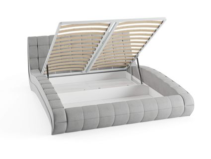 Кровать Сонум Milano Рогожка Мокко (с подъемным механизмом) 180х200