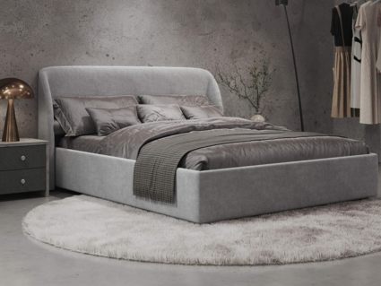 Кровать Сонум Nicole Микровелюр Оливковый 140х200