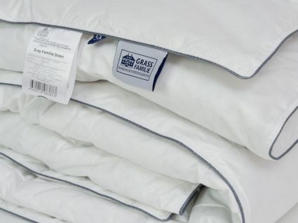 Одеяло German Grass Gray Familie Down всесезонное 240х260