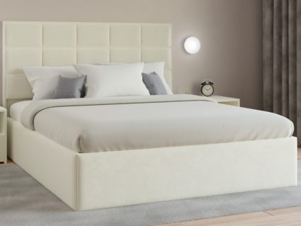 Кровать Lonax Адель велюр Dolly-17 (с основанием)