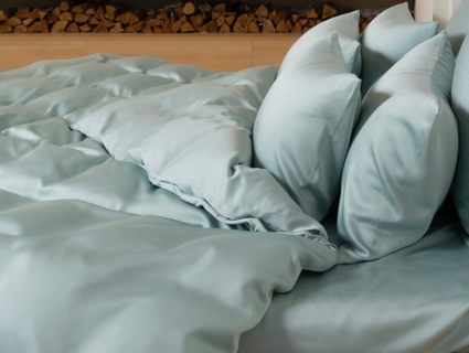 Простыня German Grass Sea Wave Brilliant Grass на резинке 200х200