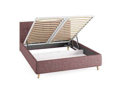 Кровать Сонум Bella Рогожка Льняная (с подъемным механизмом) 160х200