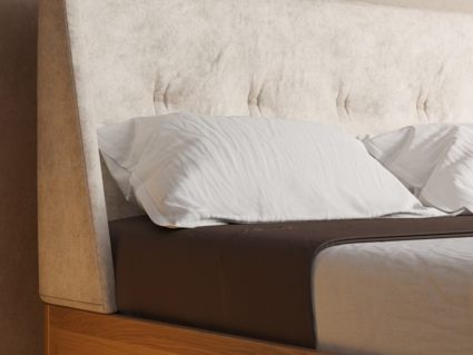 Кровать DreamLine Лацио 4 бук Натуральный/бежевый 140х190