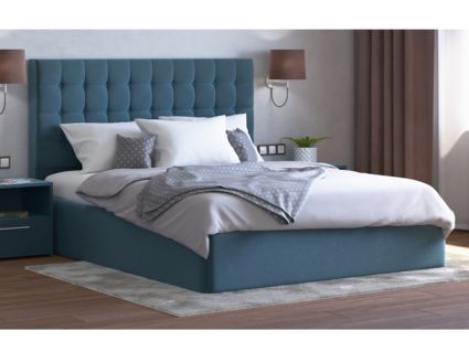 Кровать Lonax Аврора велюр Dolly-13 (с основанием) 160х200