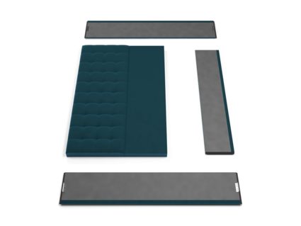 Кровать Lonax Аврора велюр Dolly-13 (с основанием) 160х200