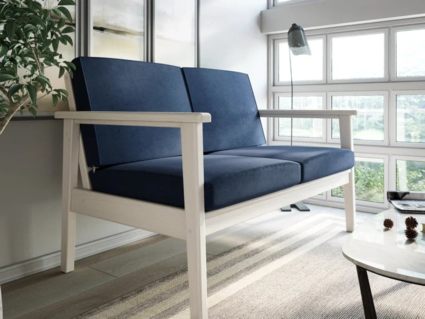 Диван Арско Лориан Мини двухместный синий