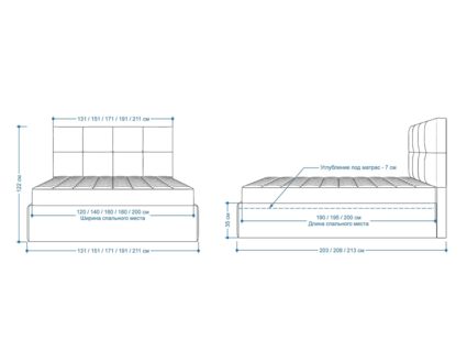 Кровать Lonax Алегра велюр Dolly-2