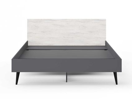 Кровать Сонум Ines Ясмунд + серый 160х200