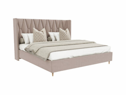 Кровать Beautyson Rebecca велюр Formula 230 бежевый 256