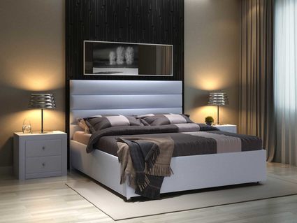 Кровать Sleeptek Premier 4 Рогожка Romeo (с подъемным механизмом) 140х200