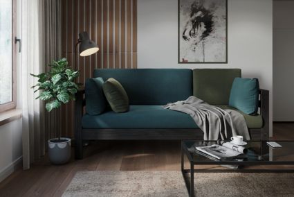 Диван Арско Домино трехместный зеленый Длина 178 см