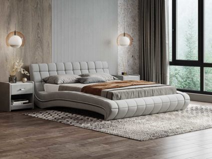 Кровать Сонум Milano Кашемир Латте 200х190