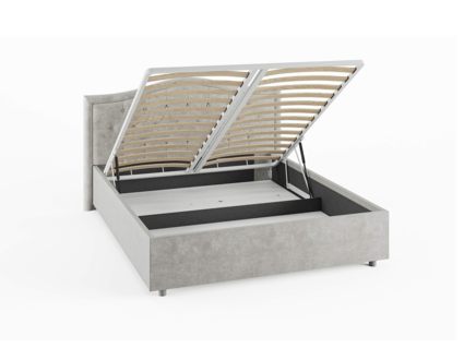 Кровать Сонум Ancona Кашемир Серый (с подъемным механизмом) 90х190