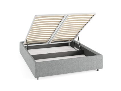 Кровать Сонум Scandinavia Кашемир Светло-серый (с подъемным механизмом) 200х200