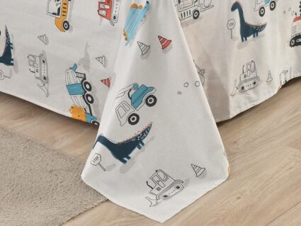 Комплект постельного белья Софи де Марко Диноленд (синий) 1,5-спальный