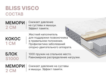 Матрас Димакс Bliss Visco 120х180
