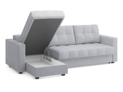 Диван Сонум Megapolis угловой Эвита серый Длина 260 см