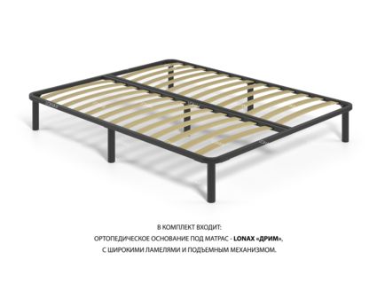 Кровать Lonax Адель велюр Dolly-2 (с подъемным механизмом) 120х200