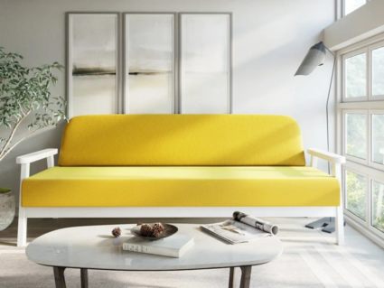 Диван Арско Флори трехместный жёлтый Длина 194 см