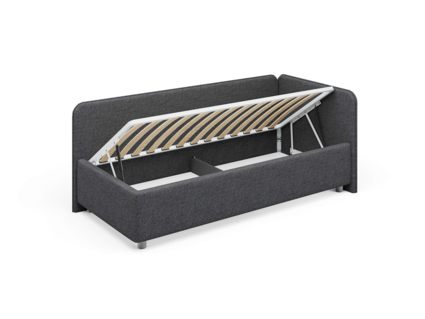 Кровать Сонум Capri Рогожка Песочная (с подъемным механизмом) 80х200