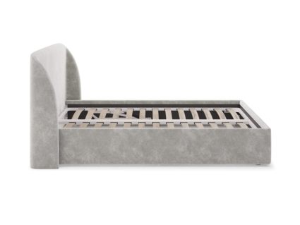 Кровать Сонум Nicole Рогожка Деним (с подъемным механизмом)