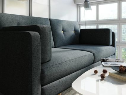 Диван Арско Ингвар М двухместный серый Длина 167 см