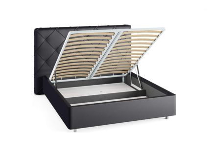 Кровать Сонум Manhattan Кашемир Светло-серый (с подъемным механизмом) 160х190