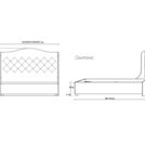 Кровать Димакс Сантана Крем 120х200