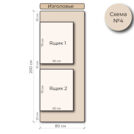 Кровать Mr.Mattress Site Box велюр Grey