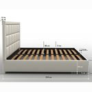 Кровать Sleeptek Premier 2 Велюр 4 (с подъемным механизмом) 140х190