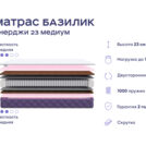 Кровать Димакс Лероса + матрас Базилик Энерджи 23 медиум 160х200
