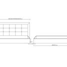 Кровать Димакс Норма + Крем с подъемным механизмом 120х190